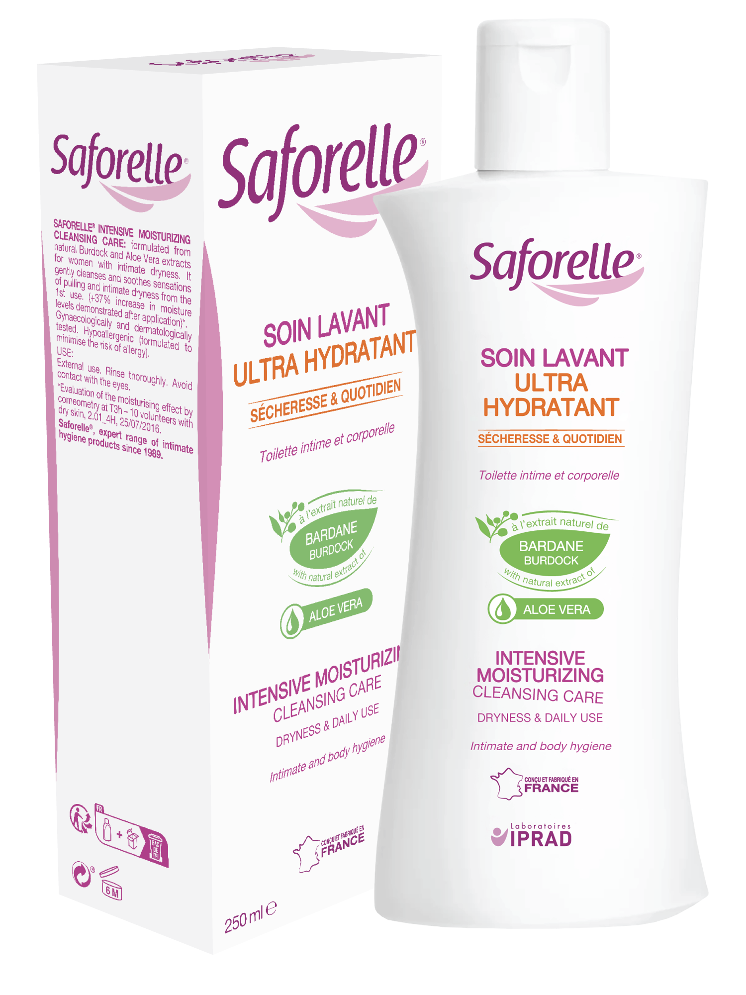 SAFORELLE bottle Gel îngrijire intimă şi corporală ultrahidratant