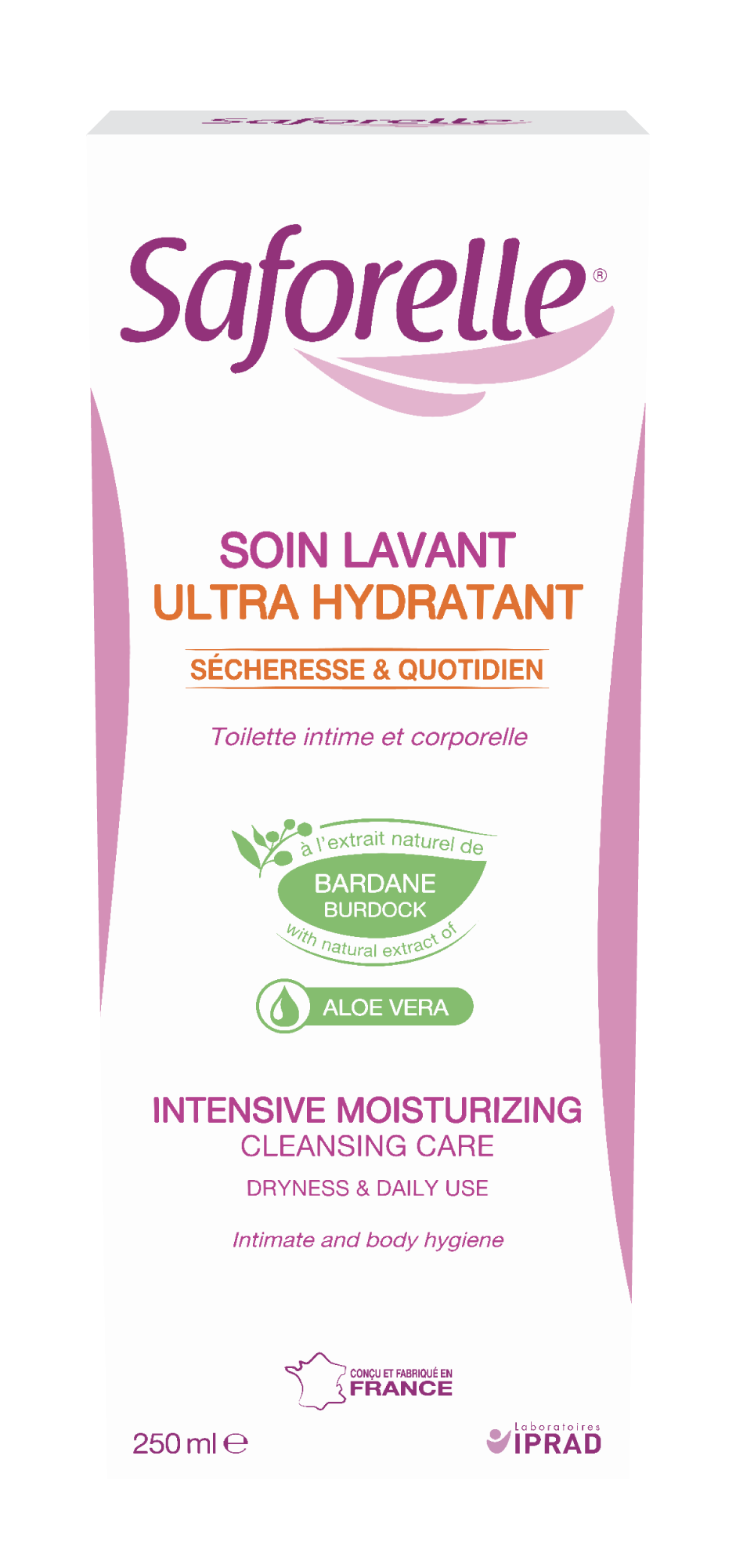 SAFORELLE front Gel îngrijire intimă şi corporală ultrahidratant