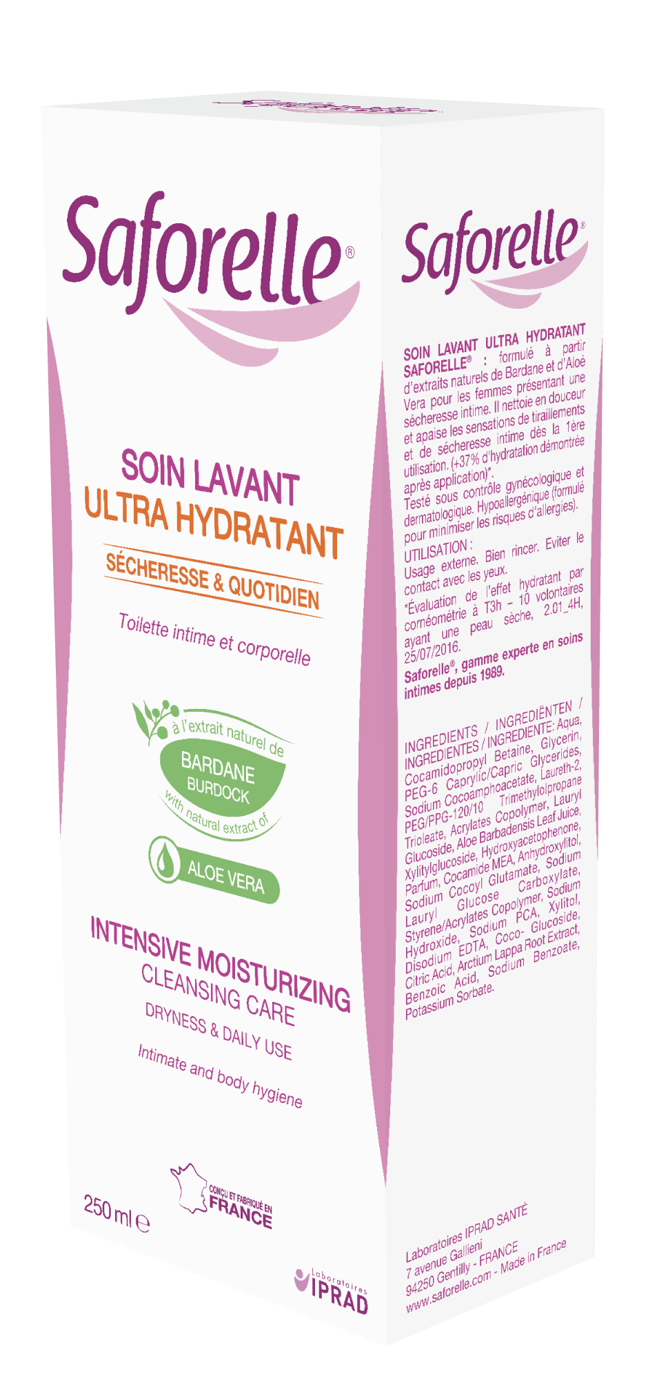 SAFORELLE right Gel îngrijire intimă şi corporală ultrahidratant